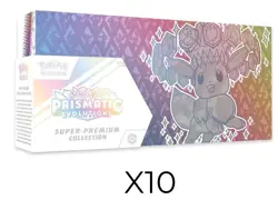 Lot Of 10! Pokemon TCG: Prismatic Evolutions Super Premium Collection Box Sealed - Image 1