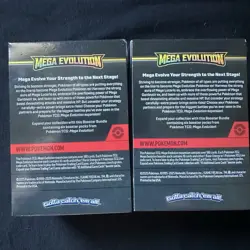 Pokemon TCG: Mega Evolution Booster Bundle - Lot of 2 - Sealed - Image 3