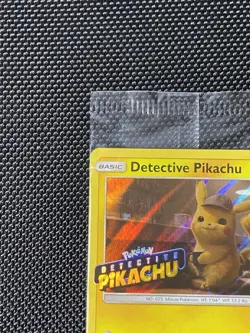 Detective Pikachu SM190 Sealed Pokemon 2019 Black Star Promo DVD Stamped Holo - Image 2