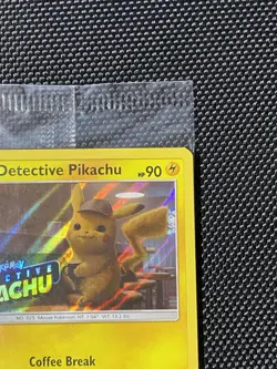 Detective Pikachu SM190 Sealed Pokemon 2019 Black Star Promo DVD Stamped Holo - Image 3