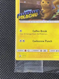 Detective Pikachu SM190 Sealed Pokemon 2019 Black Star Promo DVD Stamped Holo - Image 5