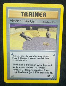 Pokemon TCG Viridian City Gym - Gym Challenge 123/132 Regular (LP/MP) - Image 1