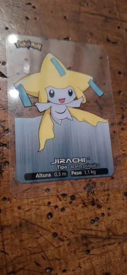Jirachi 097 Pokemon Lamincards Edibas - ESP - EXC - Image 1