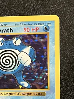 Pokemon Poliwrath 1st Edition Holo Rare Shadowless #13 Base Set LP - Image 4