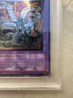 Yu-Gi-Oh! TCG Chimeratech Overdragon Ultimate Rare POTD-EN034 1st Edition PSA 8 - Image 5