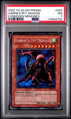 2002 YU-GI-OH! FMR-FORBIDDEN MEMORIES PROMO #003 red eyes, harpies metalmorph 3 - Image 4