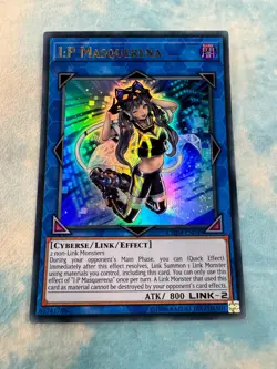 YUGIOH I:P MASQUERENA ULTRA RARE NM CHIM-EN049 - Image 1