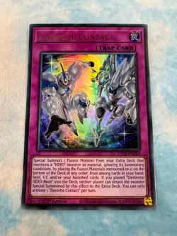 YUGIOH FAVORITE CONTACT ULTRA RARE 1ST NM POTE-EN069 - Image 1