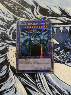 Yu-Gi-Oh Obelisk the Tormentor LC01-EN001 Quarter Century Secret Rare - Image 1