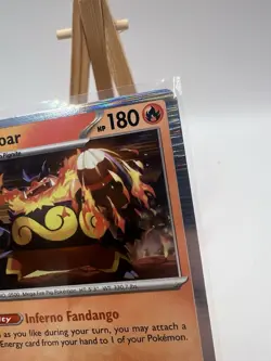 Emboar 013/086 Holo Rare SV: White Flare Pokemon Card NM - Image 4