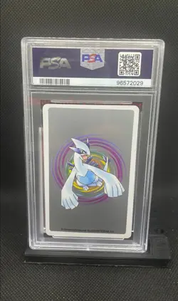 2000 Pokemon Silver Version Playing Cards Chikorita Ace Of Clubs PSA GEM MT 10 - Image 3