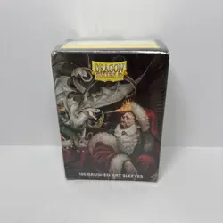 Dragon Shield 100 Brushed Art Card Sleeves Limited Edition Christmas 2021 NEW! - Image 1