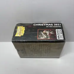Dragon Shield 100 Brushed Art Card Sleeves Limited Edition Christmas 2021 NEW! - Image 5