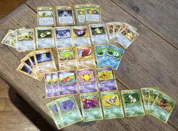 OLD Pokemon Cards, JAPANESE Assorted TYPES~Lot of 36~Pre-Owned - Image 1