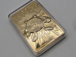 23K Gold Plated 1999 Burger King Pokemon POLIWHIRL Trading Card in case - Image 2