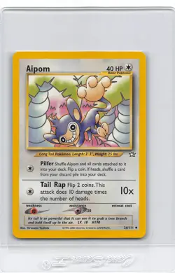 AIPOM 26/111 - UNCOMMON - Neo Genesis - VINTAGE WOTC Pokemon Card - NM - Image 1