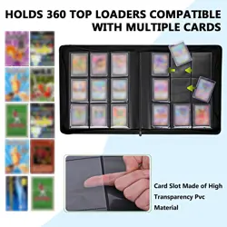 Top Loader Binder - Holds 360 Cards, Suitable for Baseball and Transaction Ca... - Image 3