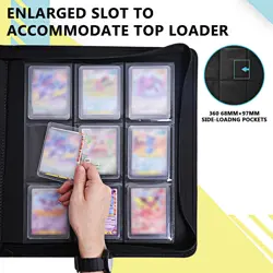 Top Loader Binder - Holds 360 Cards, Suitable for Baseball and Transaction Ca... - Image 4
