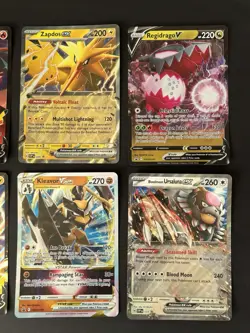 POKEMON LANCE’S CHARIZARD PIKACHU V ZAPDOS EX AND OTHERS JUMBO 8 CARD LOT !! - Image 2