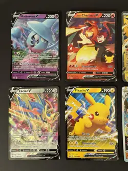 POKEMON LANCE’S CHARIZARD PIKACHU V ZAPDOS EX AND OTHERS JUMBO 8 CARD LOT !! - Image 3