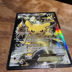 Pokemon Pikachu EX #XY124 Promo Card English (lightly-moderately played) - Image 3