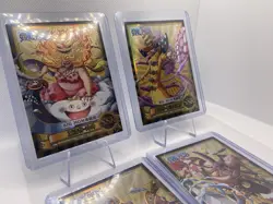 One Piece TCG Big Mom Pirates Charlotte Lin Lin Foil Set Lot Of 4 Cards - Image 2