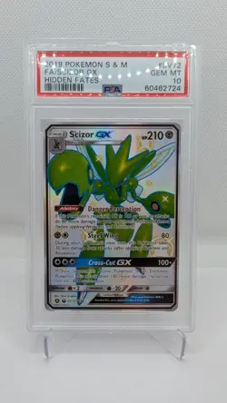 2019 Pokemon Trading Card HIDDEN FATES FA/SCIZOR Holo SV72/SV94 PSA GEM MT 10 - Image 1