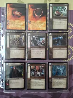 LORD OF THE RINGS LOTR ccg Fellowship of the Ring full set 365 cards Mint 2001 - Image 1