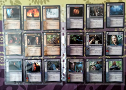LORD OF THE RINGS LOTR ccg Fellowship of the Ring full set 365 cards Mint 2001 - Image 4