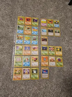 1999 Pokemon JUNGLE & FOSSIL Set COMPLETE Unlimited Edition COMMON Cards Lot - Image 1