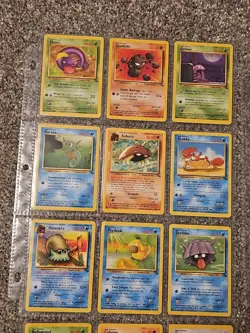 1999 Pokemon JUNGLE & FOSSIL Set COMPLETE Unlimited Edition COMMON Cards Lot - Image 2