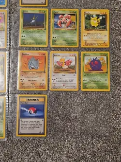 1999 Pokemon JUNGLE & FOSSIL Set COMPLETE Unlimited Edition COMMON Cards Lot - Image 5