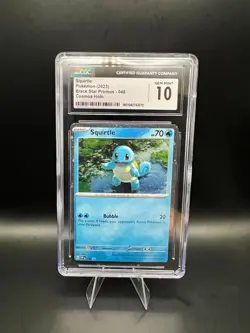Squirtle 048 (Cosmos Holo) CGC 10 Sv: Scarlet & Violet Promo Cards - Image 1