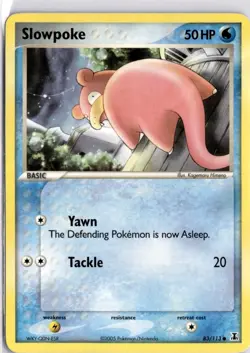 Slowpoke Common Delta Species 83/113 Pokemon Card TCG - Image 1