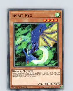 Yu-Gi-Oh TCG Spirit Ryu SS02-ENA08 1st Edition Regular Common Card NM - Image 1