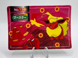 Pokemon Card Flareon Vs Parasect Topsun Battle No.136 Japanese - Image 1