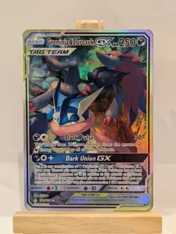Custom Fan Art Greninja & Zoroark GX High Quality Custom Card Tag Team - Image 1