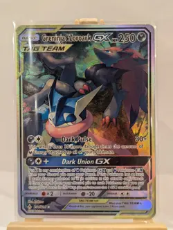 Custom Fan Art Greninja & Zoroark GX High Quality Custom Card Tag Team - Image 2