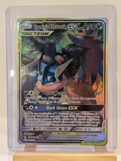Custom Fan Art Greninja & Zoroark GX High Quality Custom Card Tag Team - Image 3