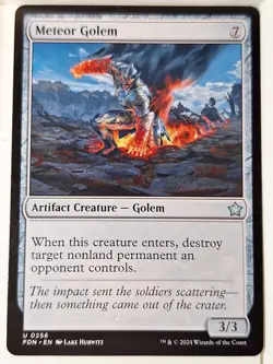 Meteor Golem - Foundations - Magic the Gathering MTG Nice! - Image 1