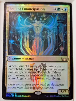 Soul of Emancipation - FOIL - Promo Pack - Magic the Gathering MTG Nice! - Image 1