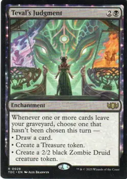 MTG: Tarkir: Dragonstorm Commander: Teval's Judgment: Lightly Played Condition - Image 1