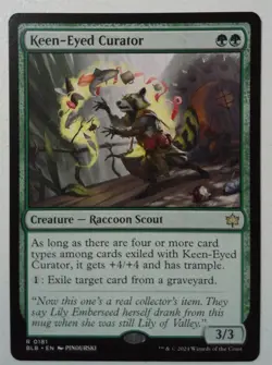Keen-Eyed Curator *Rare* Magic MtG x1 Bloomburrow - Image 1