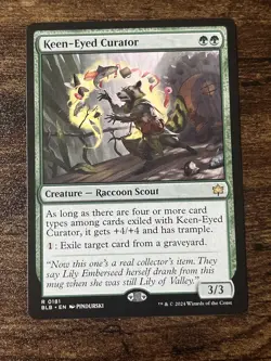 Keen-Eyed Curator 0181 Bloomburrow BLB MTG Magic The Gathering S3160* - Image 1