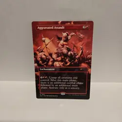 Aggravated Assault (1983) Secret Lair Drop Regular Near Mint Magic The Gathering - Image 1