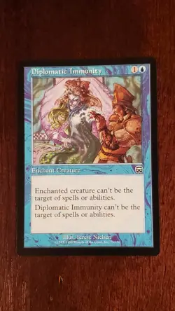 Diplomatic Immunity MM Mercadian Masques EX/LP 75/350 MTG Magic the Gathering - Image 3