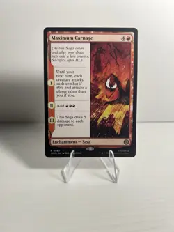 Maximum Carnage Marvel's Spider-Man Regular NM MTG - Image 1