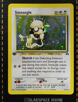Smeargle 11/75 Holo Rare 1st Edition Neo Discovery Pokemon - Image 1
