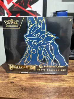 Pokemon TCG Mega Evolution Pokemon Center ETBs Lucario - Image 1