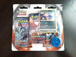 2017 Pokemon Sun & Moon Burning Shadows 3-pack Blister Alolan Meowth SEALED - Image 1